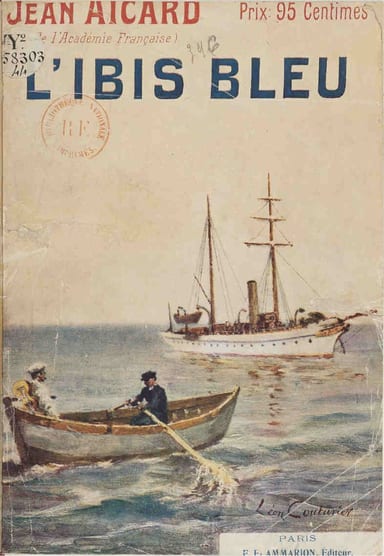 Copertina di L'ibis bleu, di Jean Aicard