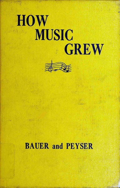 Cover of How music grew, from prehistoric times to the present day by Marion Bauer; Ethel R. Peyser