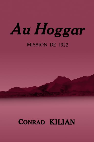 Copertina di Au Hoggar, di Conrad Kilian