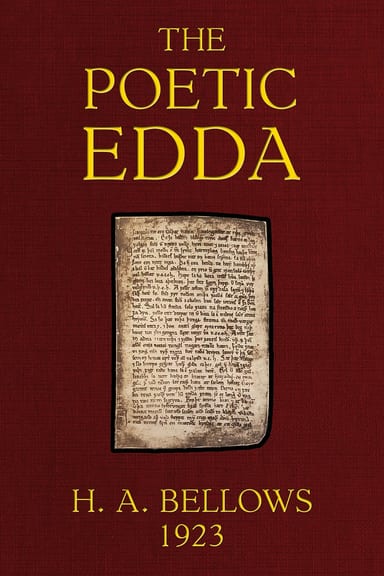 Portada de The poetic Edda, de Anonymous