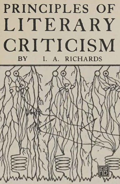 Copertina di Principles of literary criticism, di I. A. Richards