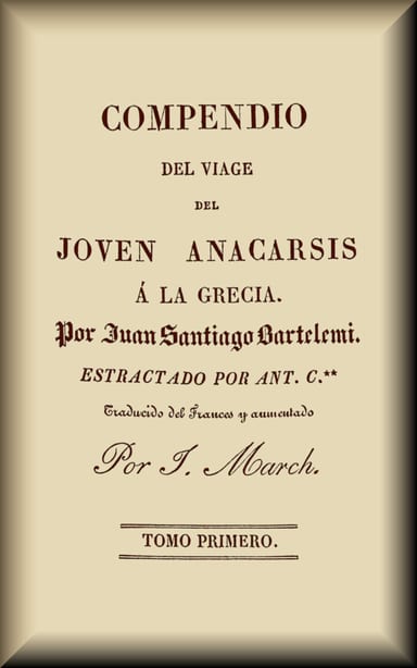 Copertina di Compendio del viaje del joven Anacarsis a la Grecia (1 de 2), di J.-J. Barthélemy