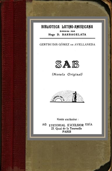 Couverture de Sab (novela original) par Gertrudis Gómez de Avellaneda