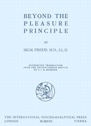Cover of Beyond the pleasure principle by Sigmund Freud