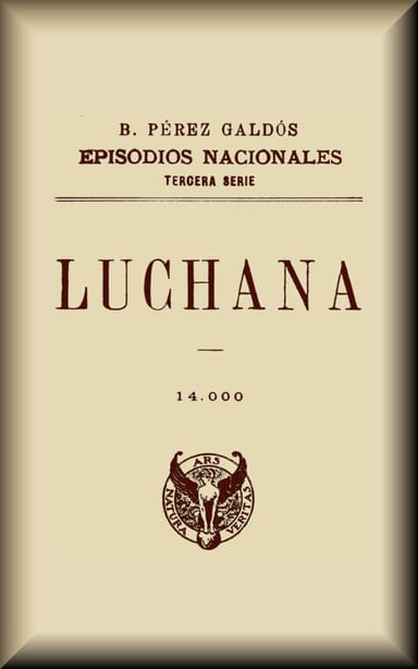 Portada de Luchana, de Benito Pérez Galdós
