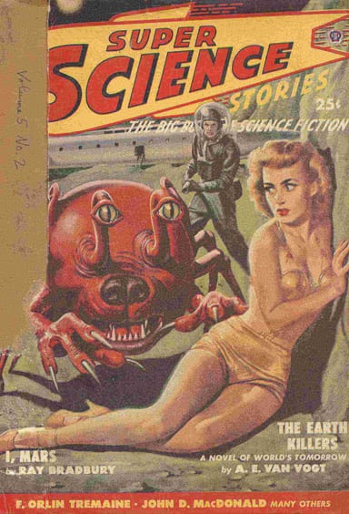 Cover of I, Mars by Ray Bradbury