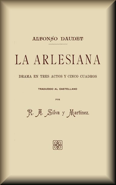 Copertina di La arlesiana, di Alphonse Daudet