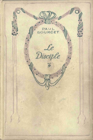 Portada de Le disciple, de Paul Bourget