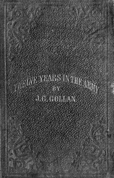 Portada de Twelve years in the army, de John G. Gollan