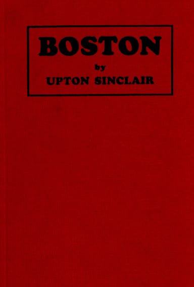 Capa de Boston, de Upton Sinclair
