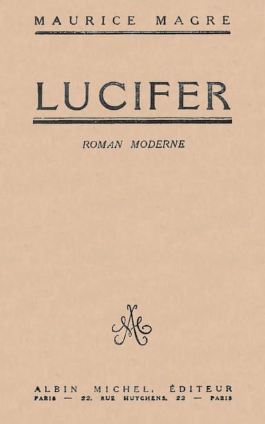 Cover of Lucifer by Maurice Magre