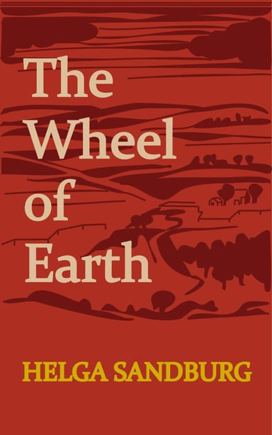 Capa de The wheel of earth, de Helga Sandburg