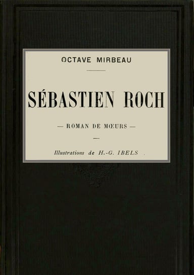 Copertina di Sébastien Roch, di Octave Mirbeau