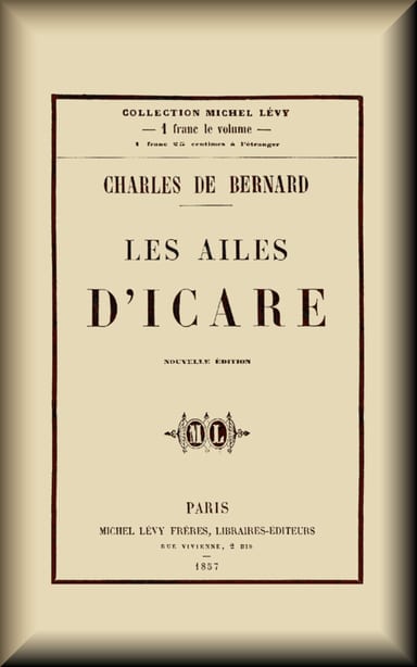 Copertina di Les ailes d'Icare, di Charles de Bernard