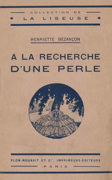 Copertina di A la recherche d'une perle, di Henriette Bezançon