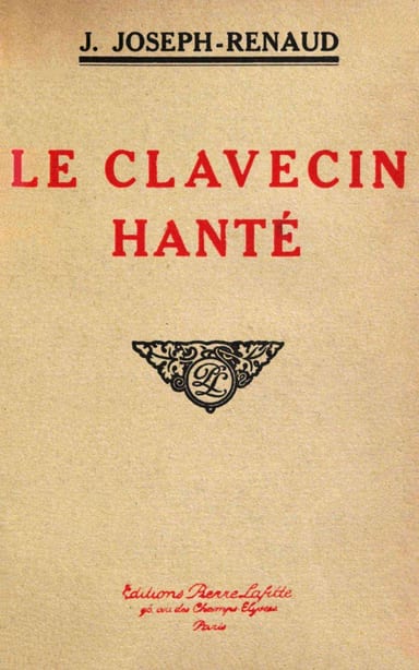 Cover of Le clavecin hanté by Jean Joseph Renaud
