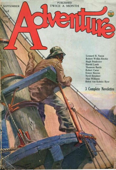 Copertina di A battle piece, di Ernest Haycox