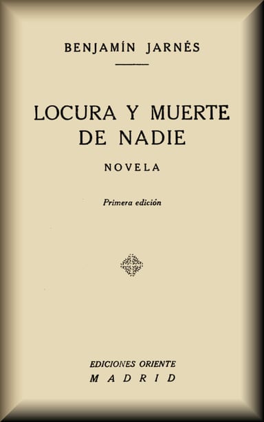 Cover of Locura y muerte de Nadie by Benjamín Jarnés