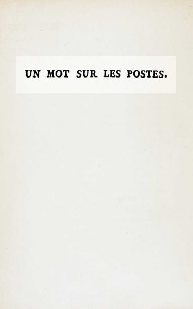 Copertina di Un mot sur les postes, di commis des Postes Ch. Dugas