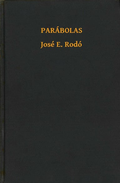 Cover of Parábolas by José Enrique Rodó