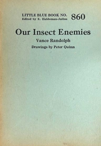 Couverture de Our insect enemies par Vance Randolph