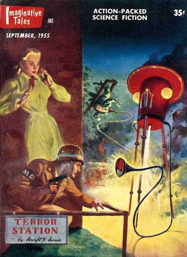 Capa de Terror station, de Dwight V. Swain