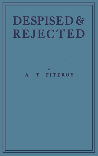 Copertina di Despised and rejected, di R. Allatini