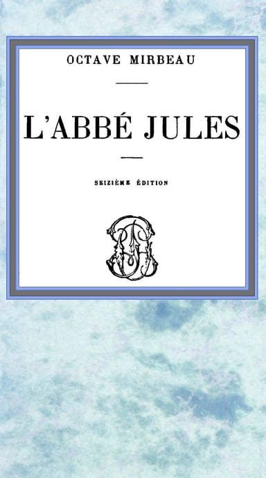 Couverture de L'abbé Jules par Octave Mirbeau