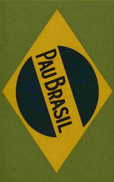 Portada de Pau brasil, de Oswaldo de Andrade
