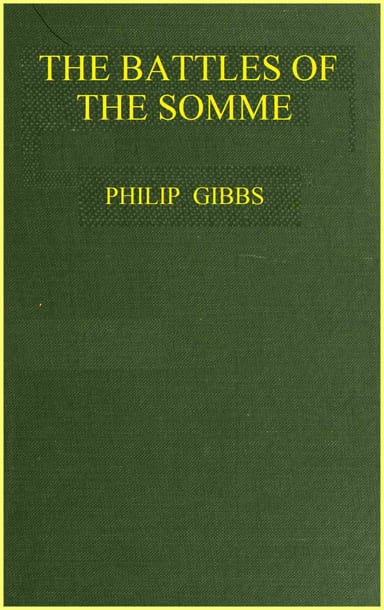 Copertina di The battles of the Somme, di Philip Gibbs