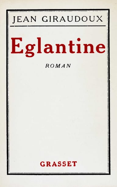 Couverture de Églantine par Jean Giraudoux