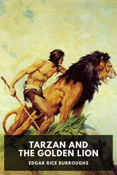 Cover of Tarzan and the Golden Lion by Edgar Rice Burroughs