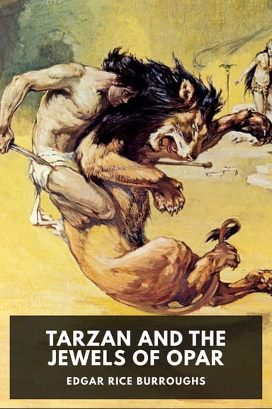 Cover of Tarzan and the Jewels of Opar by Edgar Rice Burroughs