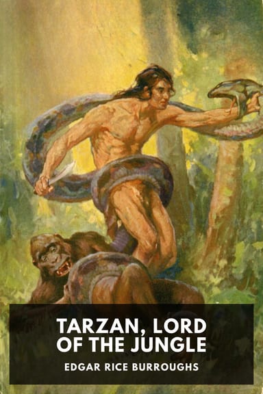 Cover of Tarzan, Lord of the Jungle by Edgar Rice Burroughs
