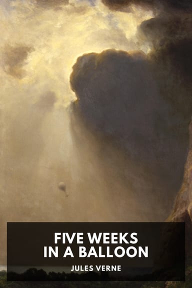 Cover of Five Weeks in a Balloon by Jules Verne