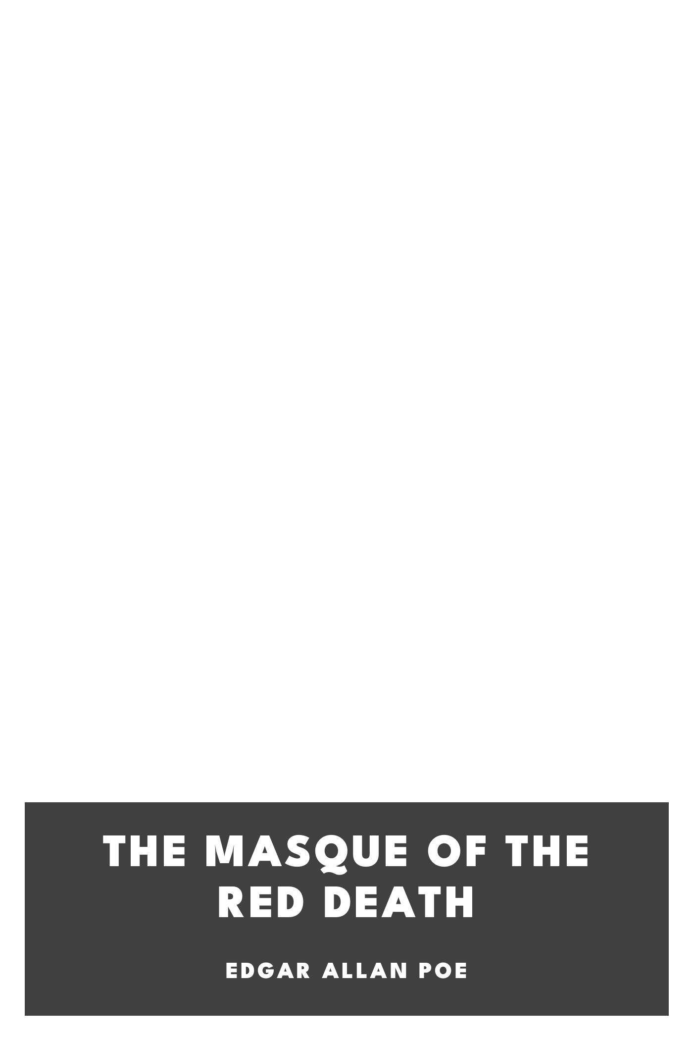 Portada de The Masque of the Red Death, de Edgar Allan Poe