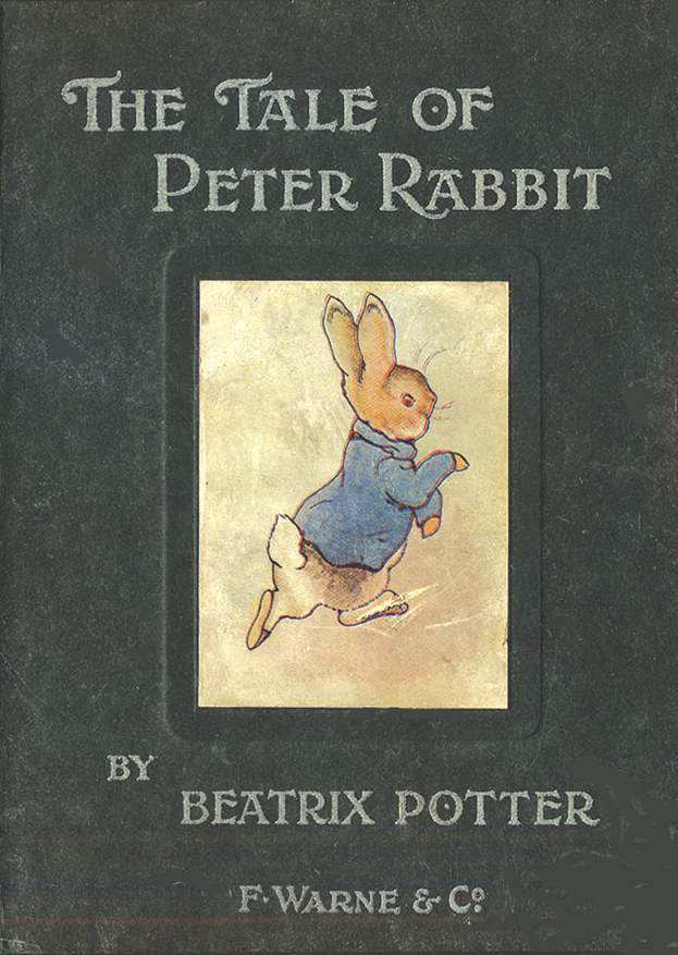 Capa de The Tale of Peter Rabbit, de Beatrix Potter
