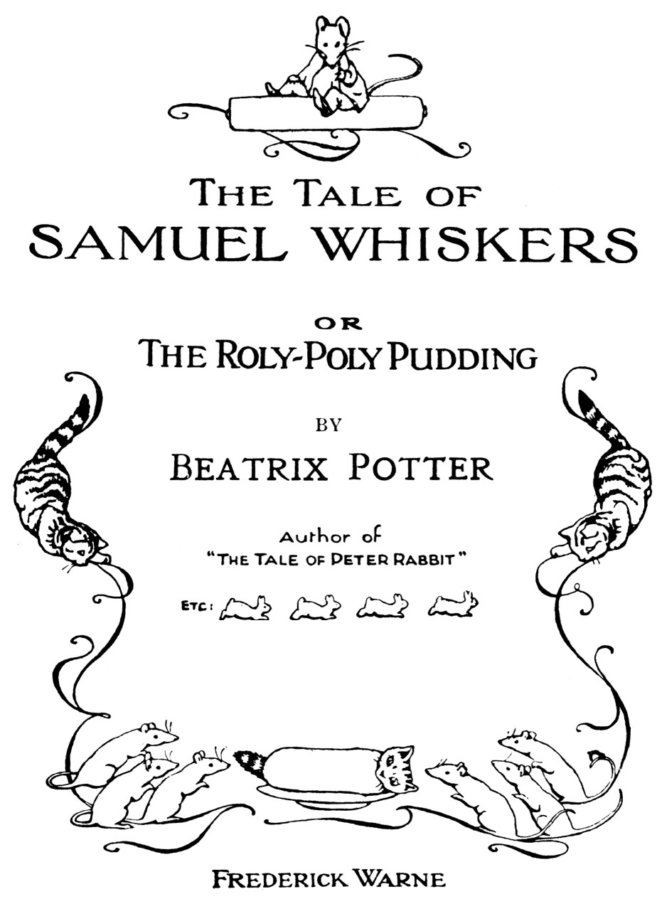 Copertina di The Tale of Samuel Whiskers; Or, The Roly-Poly Pudding, di Beatrix Potter