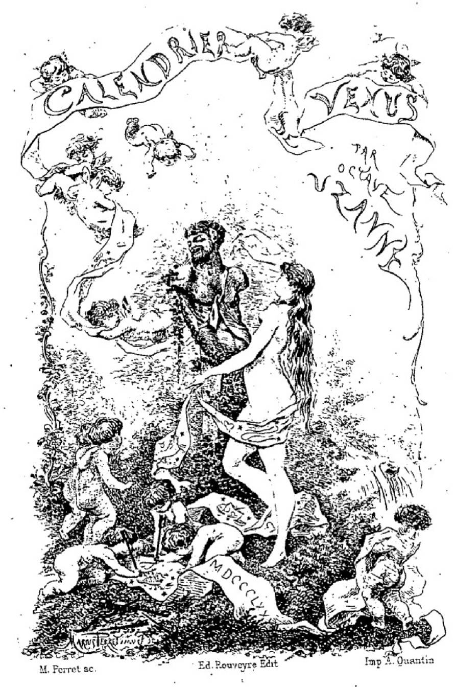 Copertina di Le calendrier de Vénus, di Octave Uzanne