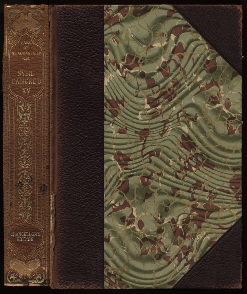 Capa de Tancred; Or, The New Crusade, de Earl of Beaconsfield Benjamin Disraeli