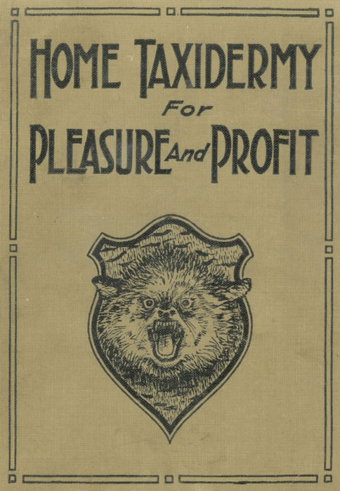 Copertina di Home taxidermy for pleasure and profit, di Albert Burton Farnham