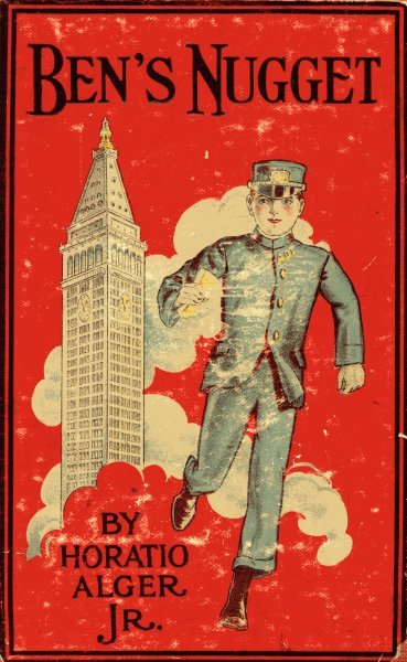 Operculum “Ben's Nugget; Or, A Boy's Search For Fortune”, auctore Jr. Horatio Alger