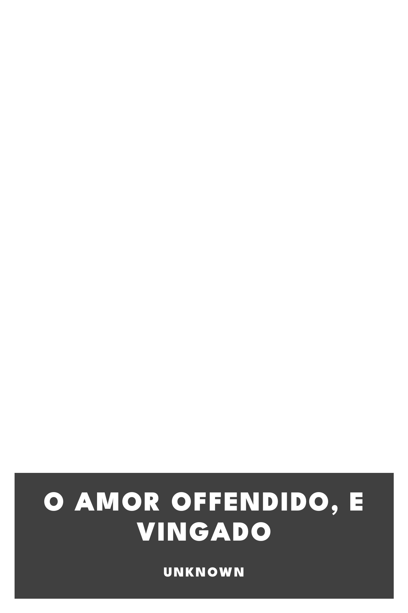 Portada de O amor offendido, e vingado, de Unknown