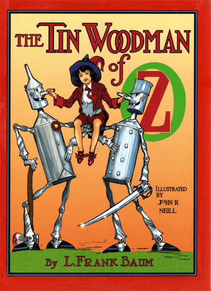 Copertina di The Tin Woodman of Oz / A Faithful Story of the Astonishing Adventure Undertaken / by the Tin Woodman, assisted by Woot the Wanderer, the / Scarecrow of Oz, and Polychrome, the Rainbow's Daughter, di L. Frank Baum