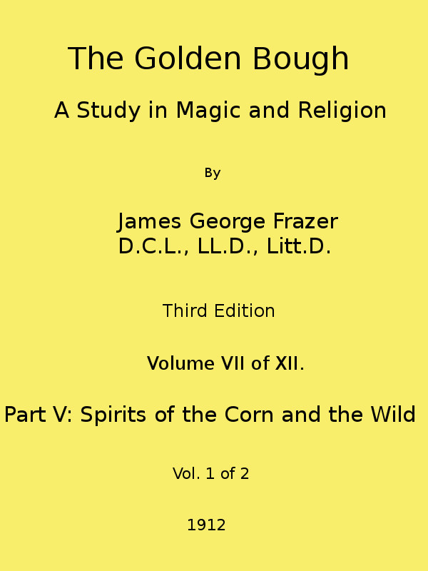 Copertina di The Golden Bough: A Study in Magic and Religion (Third Edition, Vol. 07 of 12), di James George Frazer