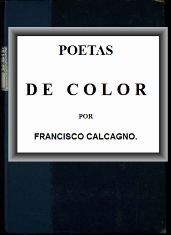 Portada de Poetas de color, de Francisco Calcagno