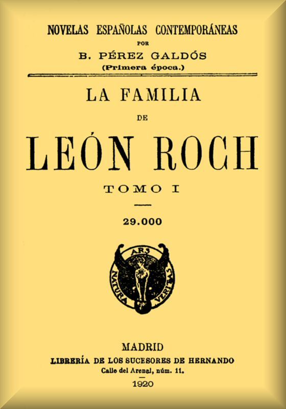Copertina di La familia de León Roch, Tomo 1, di Benito Pérez Galdós