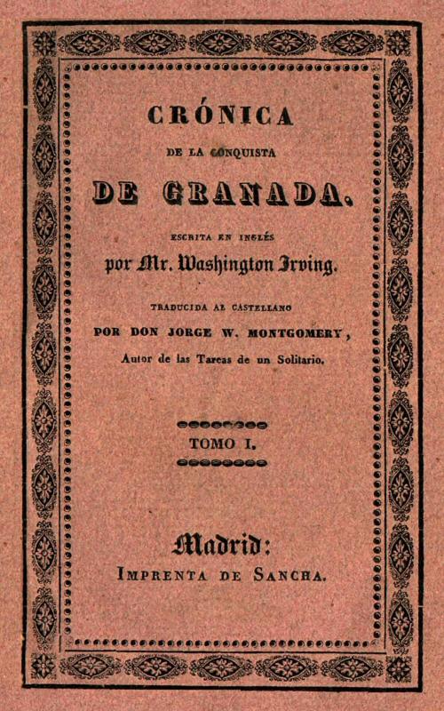 Copertina di Crónica de la conquista de Granada (1 de 2), di Washington Irving