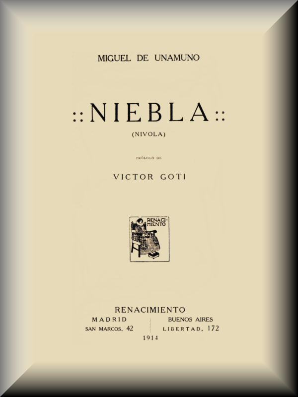 Couverture de Niebla (Nivola) par Miguel de Unamuno