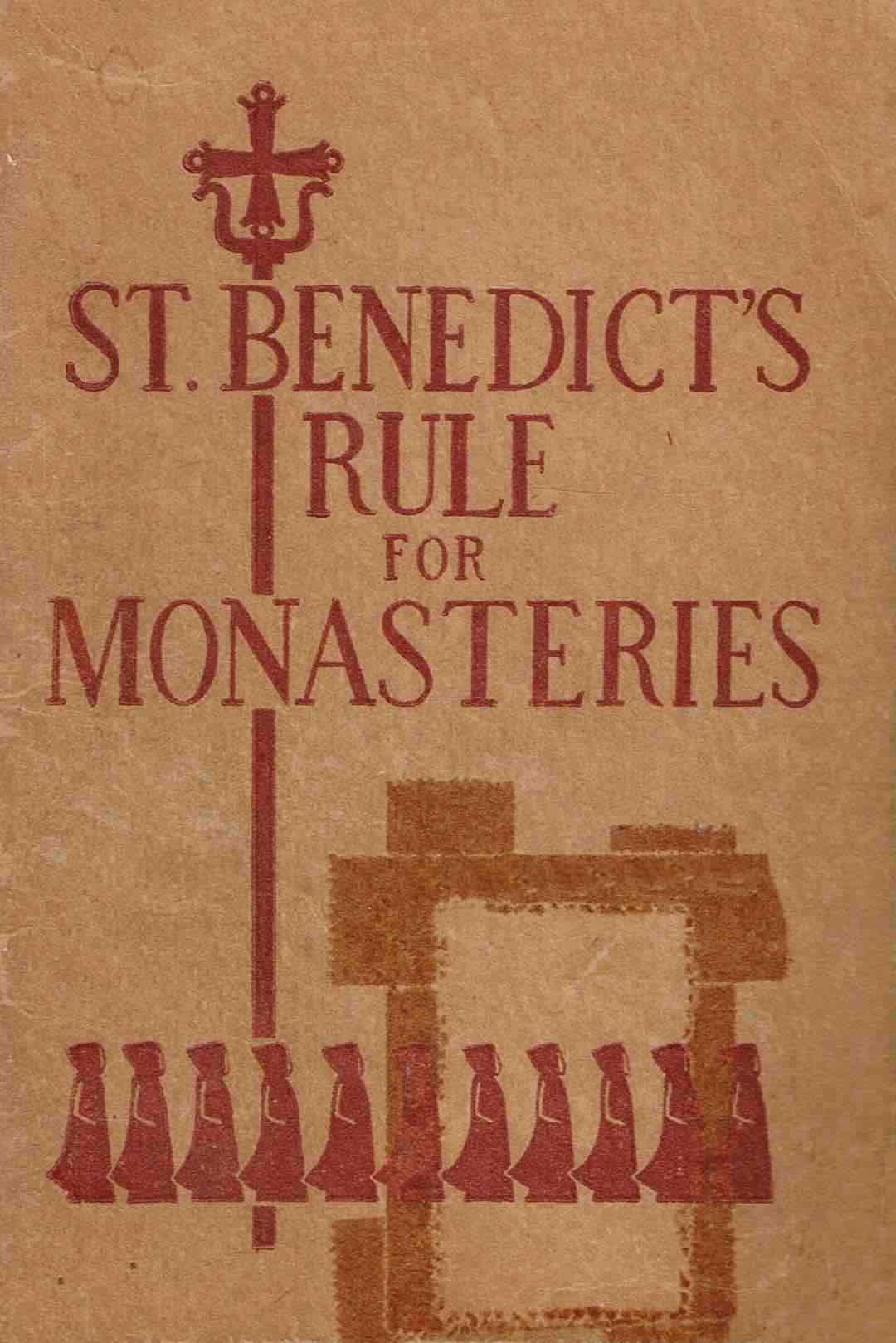 Capa de St. Benedict's Rule for Monasteries, de Abbot of Monte Cassino Saint Benedict